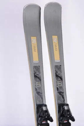 dames ski's SALOMON S/MAX W X7Ti 2021, grip walk, woodcore, edge amplifier sl + Salomon M10 ( TOP staat )