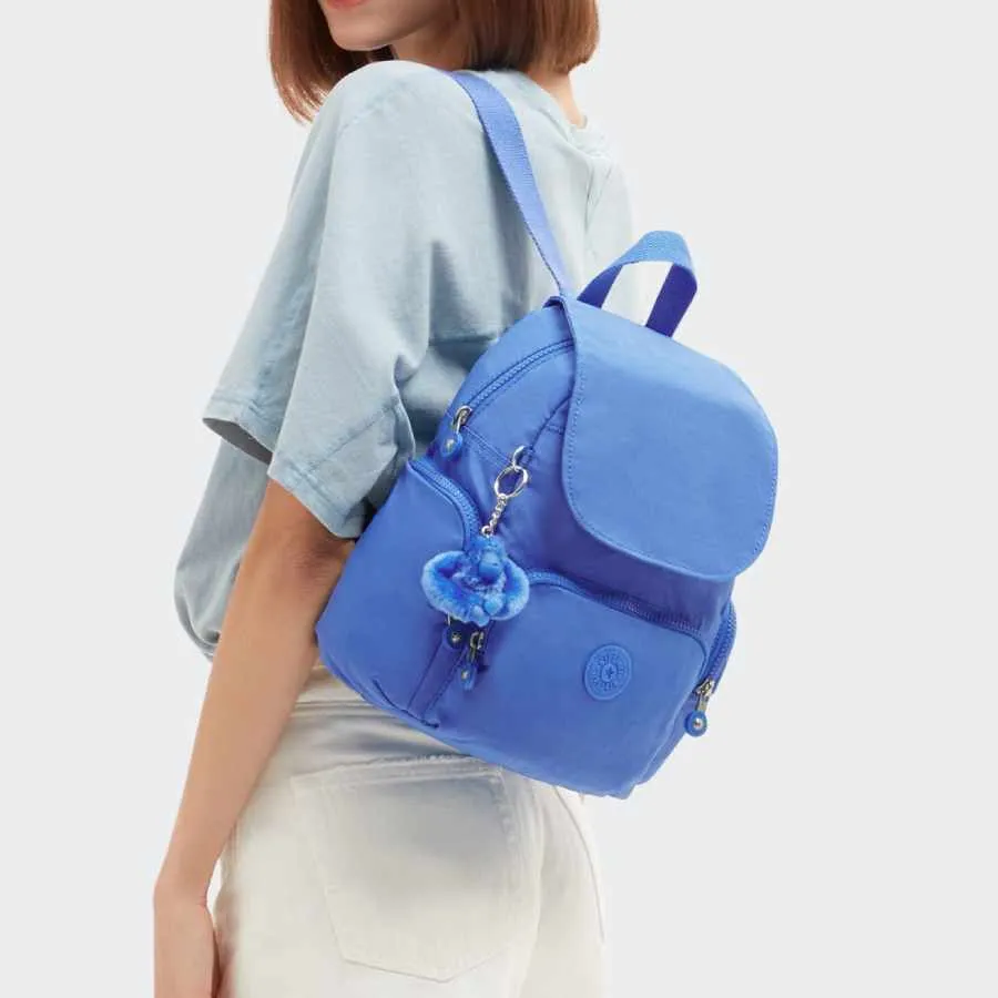 Kipling City Zip Mini kleine rugzak Havana Blue