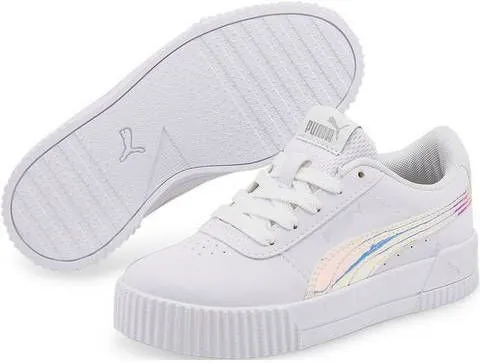 Puma Carina Holo sneakers wit Imitatieleer 31806
