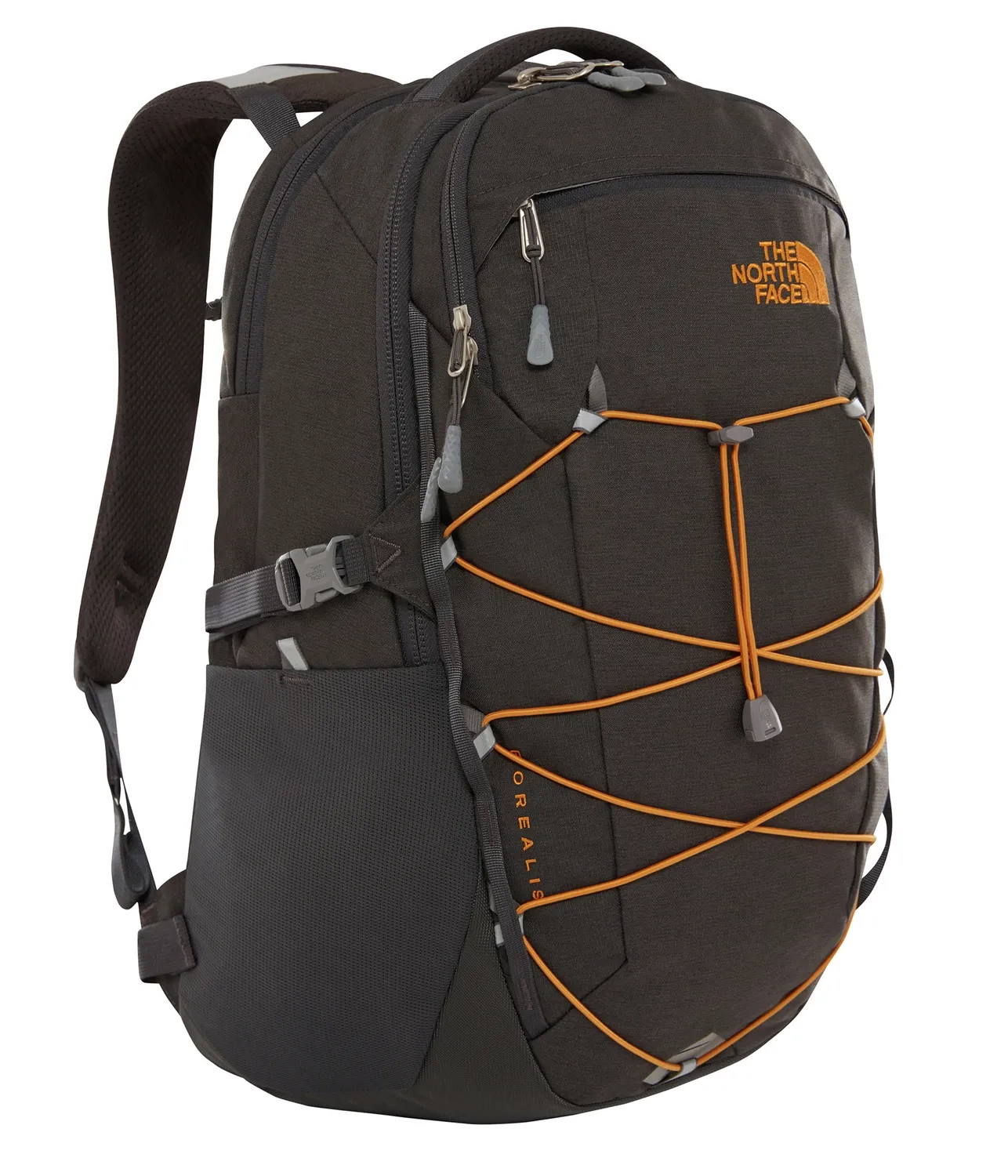 Rugzak The North Face Borealis Pack Asphalt Grey Dark Heather Citrin Yellow