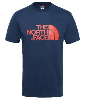 T-Shirt The North Face SS Men Easy Tee Urban Navy Fiery Red