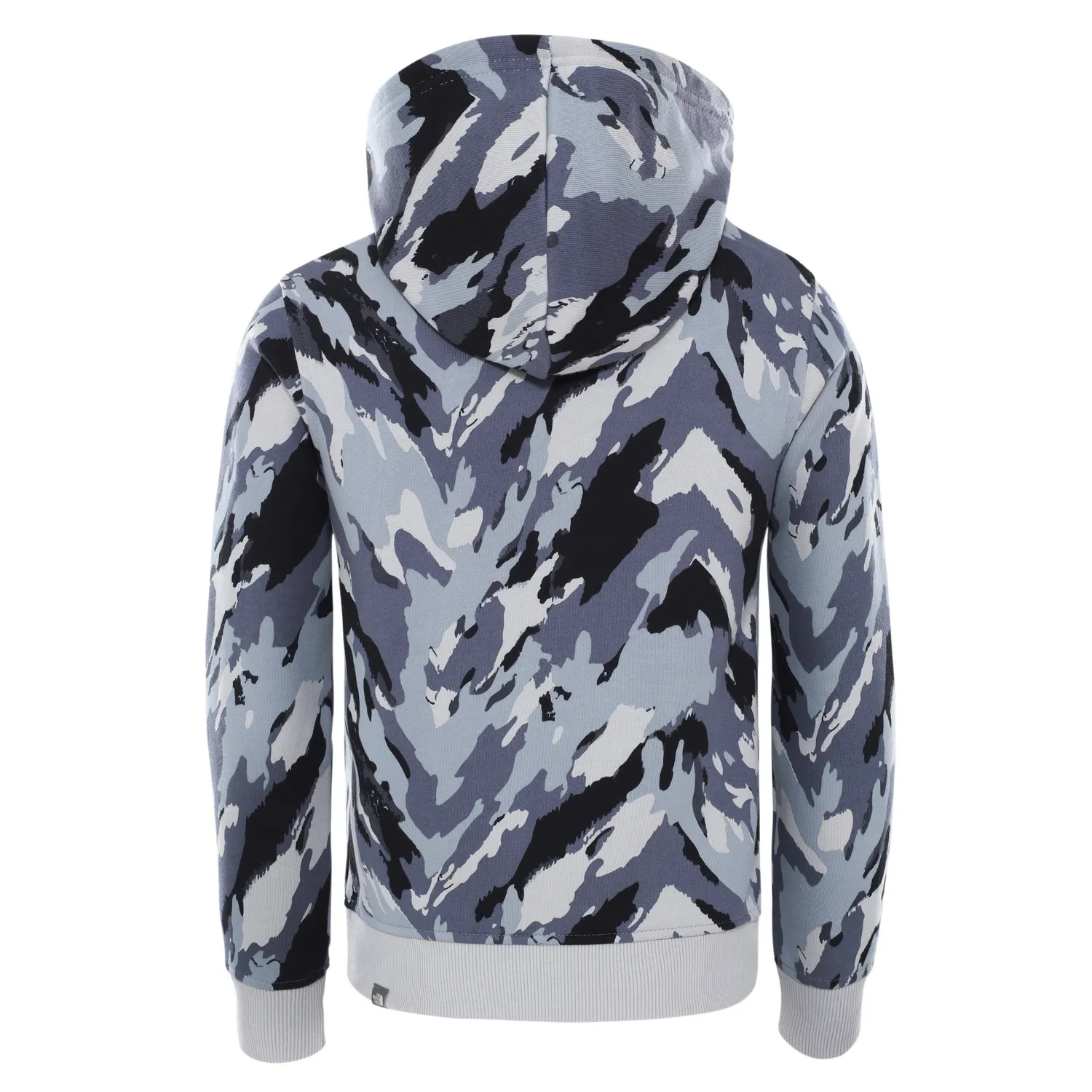 Trui The North Face Boys Drew Peak P/O Hoodie Meld Grey Mountain Camo Print