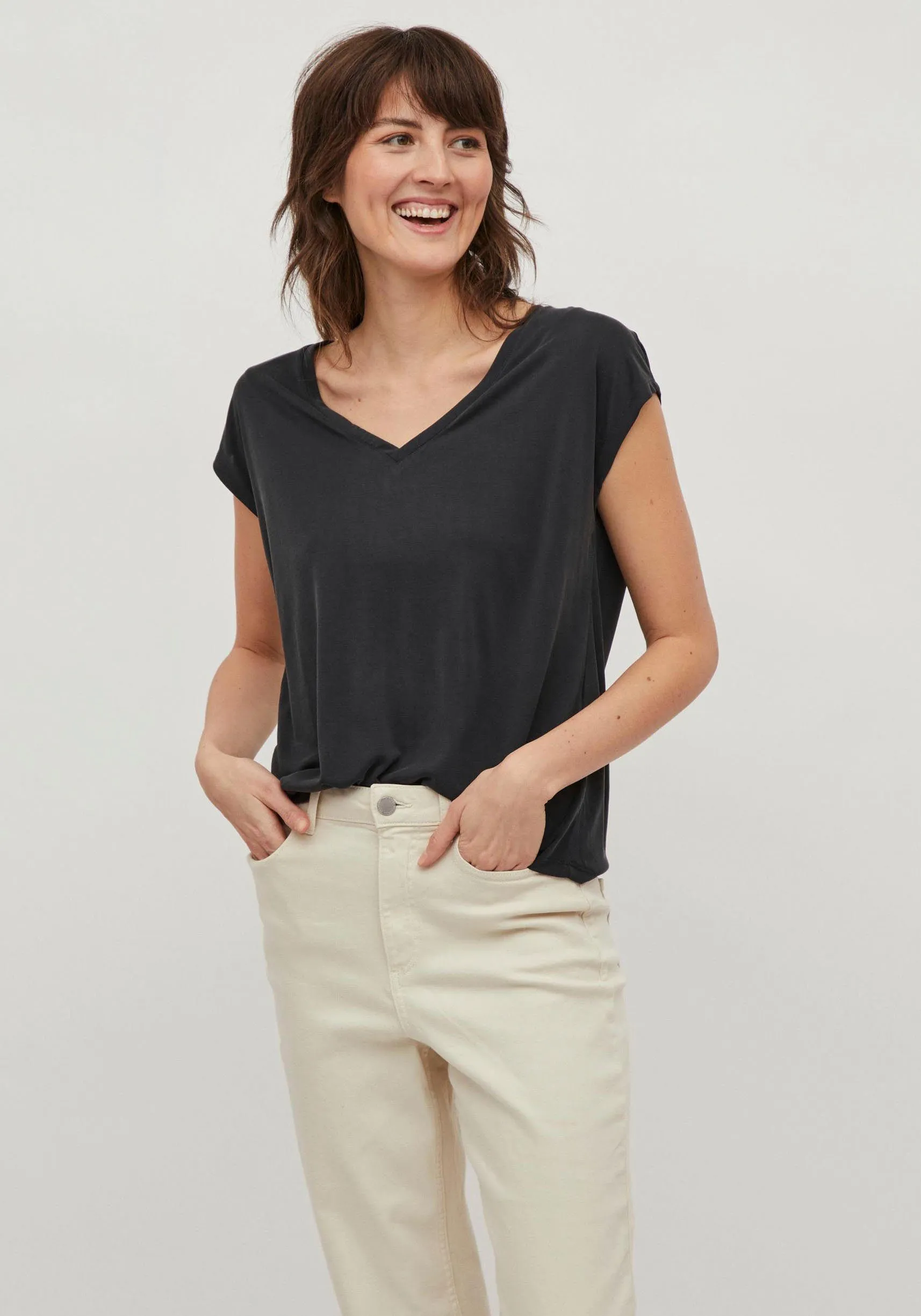 Vila Shirt met korte mouwen VIMODALA