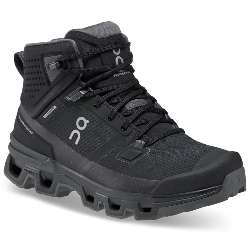Wandelschoen On Running Women Cloudrock 2 Waterproof Black Eclipse
